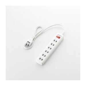 （まとめ）エレコム 一括スイッチ付 省エネタップ T-E01-2610WH【×5セット】