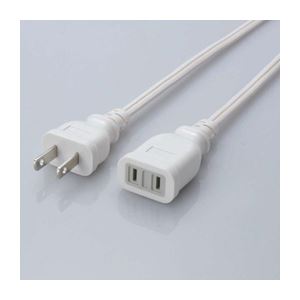 （まとめ）エレコム 電源延長ケーブル T-E2230【×5セット】
