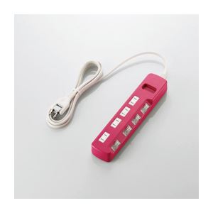 （まとめ）エレコム 個別スイッチ付 雷ガードタップ T-PN02-2420PN【×3セット】