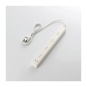 （まとめ）エレコム ACアダプタ対応スリムタップ T-SL-2630WH【×3セット】