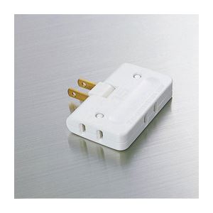 （まとめ）エレコム トリプルタップ T-TR3WH【×20セット】