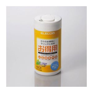 （まとめ）エレコム クリーニングティッシュ WC-AL60【×10セット】