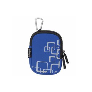 （まとめ）ideastyle スタイリッシュポーチ_ジオメトリー（ブルー） V-24601【×5セット】