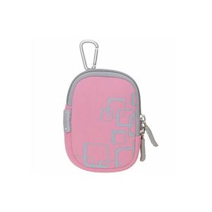 （まとめ）ideastyle スタイリッシュポーチ_ジオメトリー（ピンク） V-24603【×5セット】
