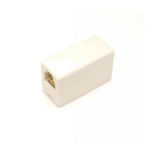 （まとめ）ミヨシ（MCO）モジュラ-延長アダプタ 6極6芯／4芯／2芯対応 白 TA-60WH【×10セット】