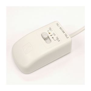 （まとめ）ミヨシ（MCO）電話回線セレクタ- 手動切替 TSR-234【×2セット】