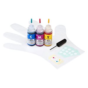 （まとめ）サンワサプライ 詰め替えインクBC-341用 INK-C341S30S【×2セット】