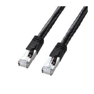 （まとめ）サンワサプライ PoE CAT6LANケーブル（3m） KB-T6POE-03BK【×3セット】