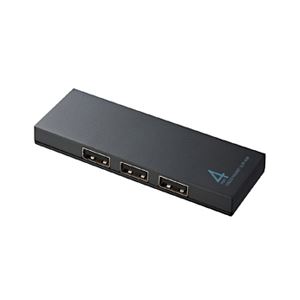（まとめ）サンワサプライ 磁石付スリム4ポートUSB2.0ハブ（ブラック） USB-HUM410BK【×3セット】