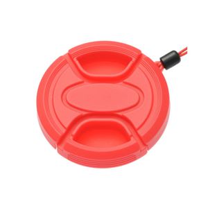 （まとめ）エツミ カラーレンズキャップ 46mm レッド FJ-6418【×5セット】