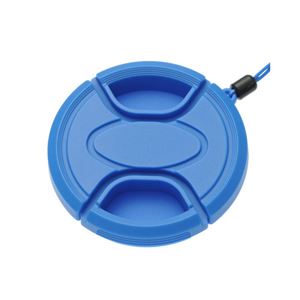 （まとめ）エツミ カラーレンズキャップ 55mm ブルー FJ-6429【×5セット】