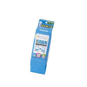 （まとめ）エレコム 液晶用ウェットクリーニングティッシュ WC-DP100LSP3【×5セット】