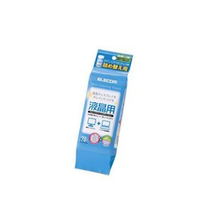 （まとめ）エレコム 液晶用ウェットクリーニングティッシュ WC-DP70SP3【×10セット】