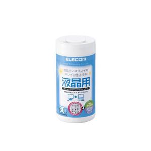 （まとめ）エレコム 液晶用ウェットクリーニングティッシュ WC-DP80N3【×5セット】
