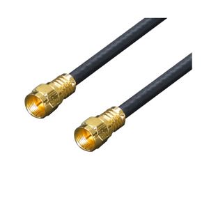 （まとめ）変換名人 アンテナ 4Cケーブル 1.0m + L型 F4-100【×10セット】