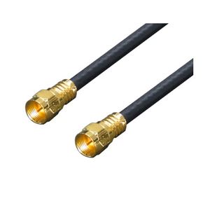 （まとめ）変換名人 アンテナ 4Cケーブル 1.8m + L型 F4-180【×10セット】