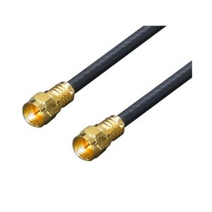 （まとめ）変換名人 アンテナ 4Cケーブル 3.0m + L型 F4-300【×5セット】