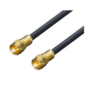 （まとめ）変換名人 アンテナ 4Cケーブル 10.0m +L型+中継 F4-1000【×3セット】