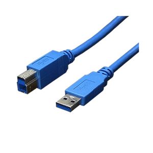 （まとめ）変換名人 USB3.0ケーブル A-B 3.0m USB3-AB30【×5セット】