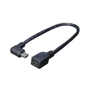 （まとめ）変換名人 USBmini L型ケーブル延長20（左L） USBM-CA20LL【×10セット】