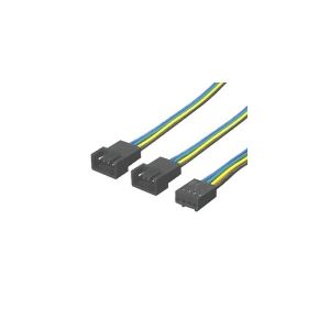（まとめ）変換名人 4PIN FAN 2分岐 FAN4／2【×20セット】