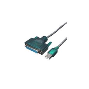 （まとめ）変換名人 USB-パラレル（D-sub25ピン） USB-PL25【×5セット】