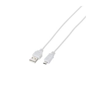 （まとめ）エレコム 極細Micro-USB（A-MicroB）ケーブル MPA-AMBXLP20WH【×5セット】