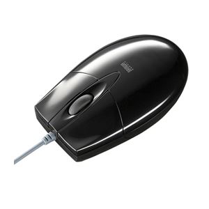（まとめ）サンワサプライ ブルーLED有線マウス（ブラック） MA-BL3UPBK【×3セット】