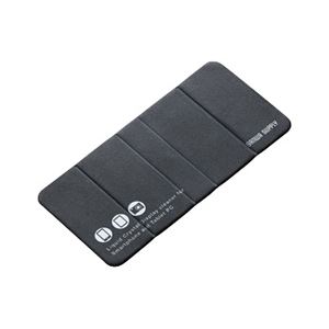 （まとめ）サンワサプライ ぴたっとクロス（ブラック） CD-CCST2BK【×10セット】