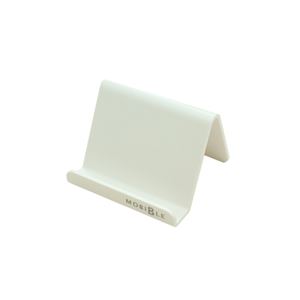 （まとめ）ミヨシ（MCO）スマートフォン用簡易スタンド ホワイト SST-02／WH【×10セット】