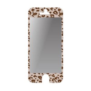 （まとめ）GREENHOUSE iPhone5用耐衝撃フィルム レパード GH-FLI-IP5LE【×2セット】