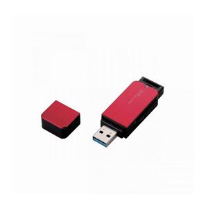 （まとめ）エレコム USB3.0対応メモリカードリーダ MR3-C004RD【×2セット】