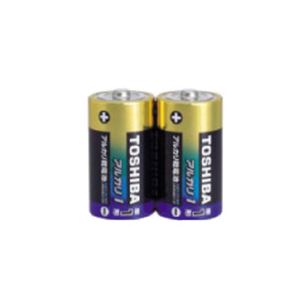 （まとめ）TOSHIBA（東芝）単1アルカリ電池 2本パック LR20AG 2KP【×10セット】