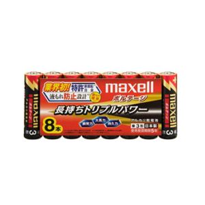 （まとめ）maxell（マクセル）単3形アルカリ乾電池ボルテージ 8本パック LR6（T） 8P【×5セット】