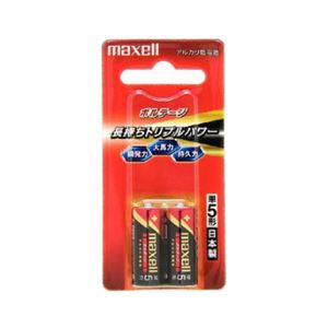 （まとめ）maxell（マクセル）アルカリ乾電池ボルテージ 単5形 2本パック LR1（T） 2B【×20セット】