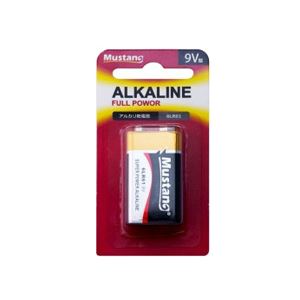 （まとめ）Mustan 9V型アルカリ乾電池 006P 6LR61【×20セット】