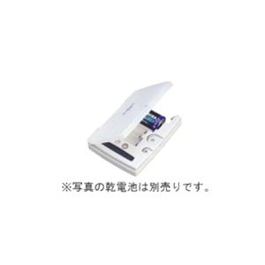 （まとめ）TOSHIBA（東芝）バッテリーチェッカーTBC-30（W）【×2セット】