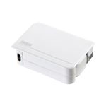 （まとめ）サンワサプライ microUSB+ミニUSB巻き取りケーブル KU-M05MCMBW【×2セット】