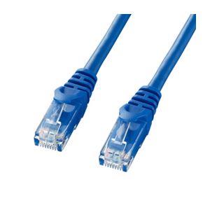 （まとめ）サンワサプライ カテゴリ6UTPLANケーブル LA-Y6-03BL【×5セット】