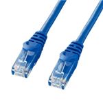 （まとめ）サンワサプライ カテゴリ6UTPLANケーブル LA-Y6-05BL【×5セット】