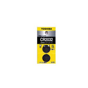 （まとめ）東芝 コイン形リチウム電池 CR2032EC 2P【×10セット】