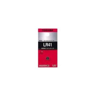 （まとめ）東芝 アルカリボタン電池 LR41EC【×50セット】