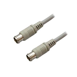 （まとめ）3Aカンパニー デジタル放送対応4Cアンテナケーブル 1.5m ストレート⇔ストレート ニッケルプラグ S4CFB15SS【×10セット】