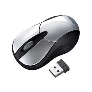 （まとめ）サンワサプライ 超小型ワイヤレスIRセンサーマウス MA-IRW22S【×2セット】