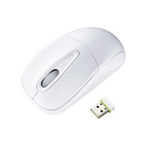 （まとめ）サンワサプライ 静音ワイヤレスマウス MA-WH123W【×2セット】