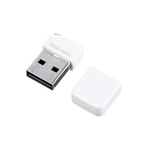 （まとめ）サンワサプライ USB2.0メモリ UFD-P4GW【×3セット】