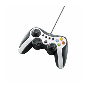 （まとめ）エレコム Xinput対応ゲームパッド JC-U3613MSV【×2セット】