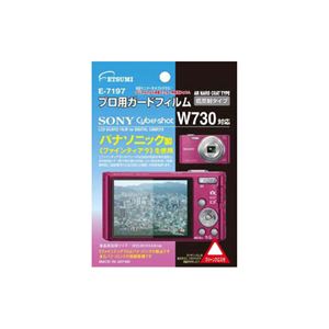 （まとめ）エツミ プロ用ガードフィルム ソニー Cyber-shot DSC-W730専用 E-7197【×3セット】