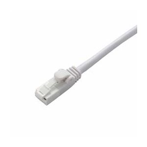（まとめ）エレコム ツメ折れ防止LANケーブル（Cat6） LD-GPT／WH100【×3セット】