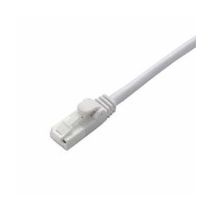 （まとめ）エレコム ツメ折れ防止LANケーブル（Cat6） LD-GPT／WH30【×5セット】